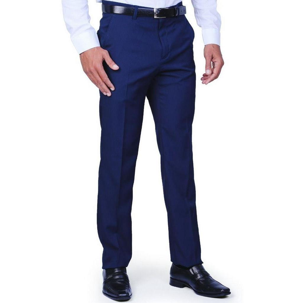 Calça social Slim Masculina Nao Amassa Poliéster De Alta qualidade Promoção