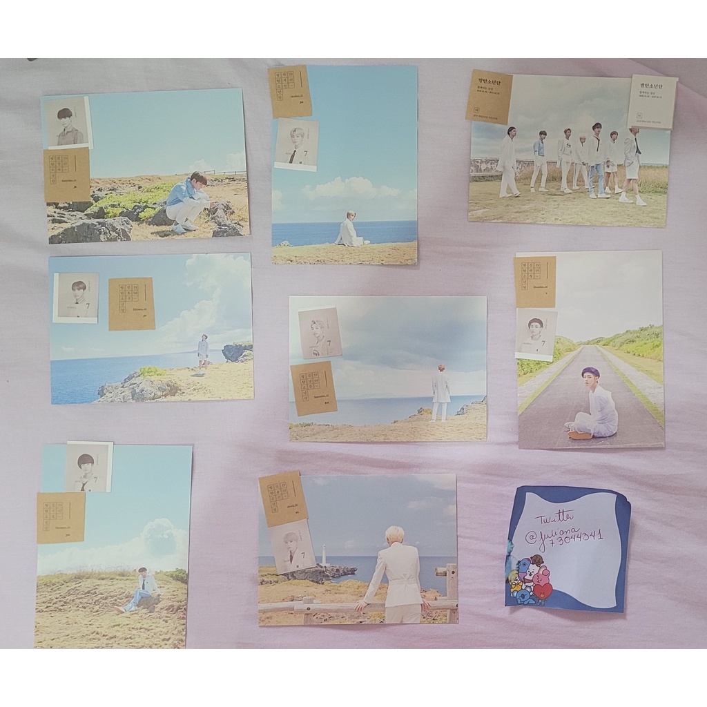 bts season greeting 2018 日本版 BTS 2018 Seasons Greetings Postcard Oficial | Shopee Brasil