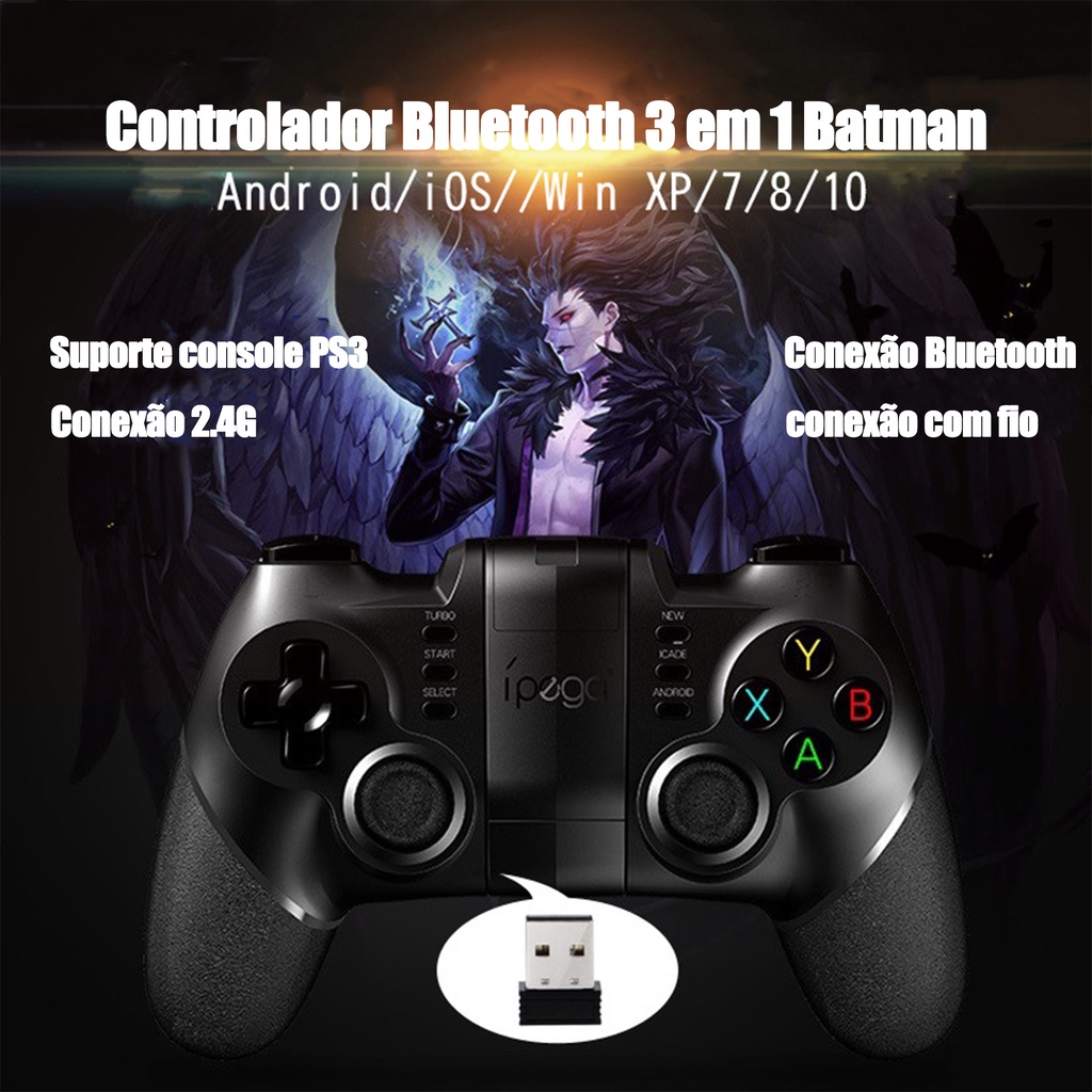 Controle Joystick Para jogar No celular Android e Ios - Hard Seven