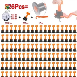 326 Pcs Espaçadores Niveladores De Piso De Azulejo Reutilizáveis Com Chave Gap ≥ 1.5mm