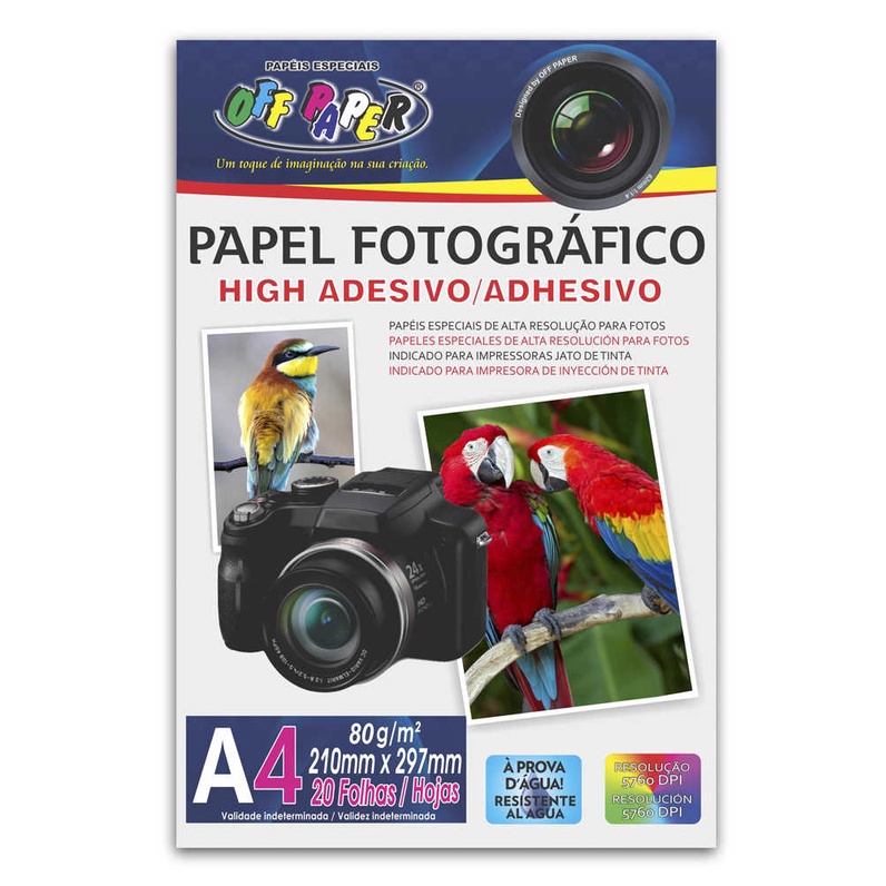 Papel Fotografico Dupla Face A4 220g 20 Fls Shopee Brasil 2623