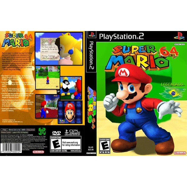 Super Mario 64 [REPRO-PACTH] - PS2 - Sebo dos Games - 10 anos!