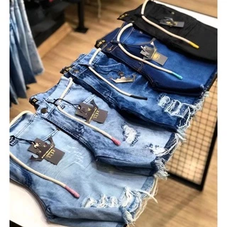bermuda jeans masculina curtinha curta curtas corda cinto destroyed promocao varias modelos