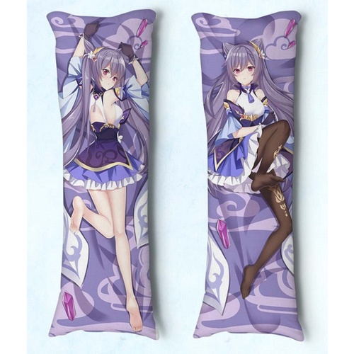 Travesseiro Dakimakura Genshin Impact Keqing Shopee Brasil