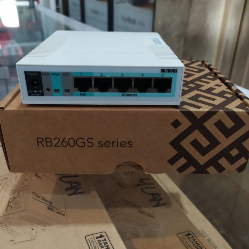 Microtics Rb260Gs Series Switch 5 Portas Gigabit | Shopee Brasil