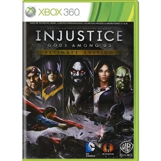 Jogo Injustice Gods Amoung Us Ultimate Edition Xbox 360 Dublado em Português PT-BR