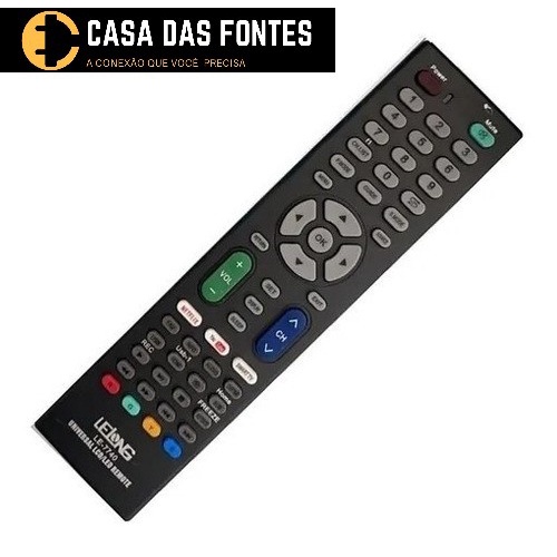 Controle Remoto Universal Para Tv Lelong Le-7740 | Shopee Brasil