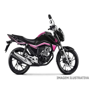 Jogo Adesivos Tanque Moto Honda Cg Titan 160 2018/2020