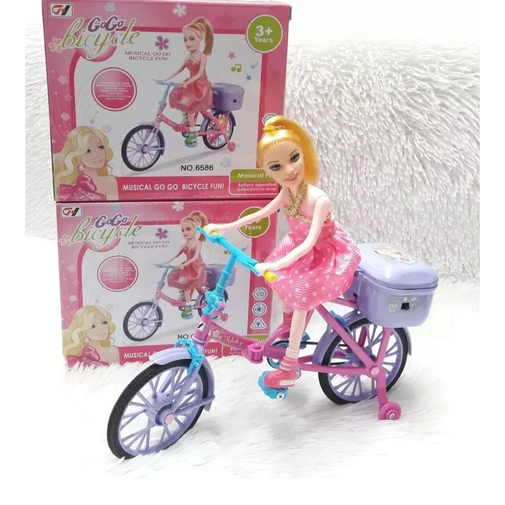 Boneca Barbie C/ Bicicleta Mattel - HBY28 - Shoploko - Por você, para você