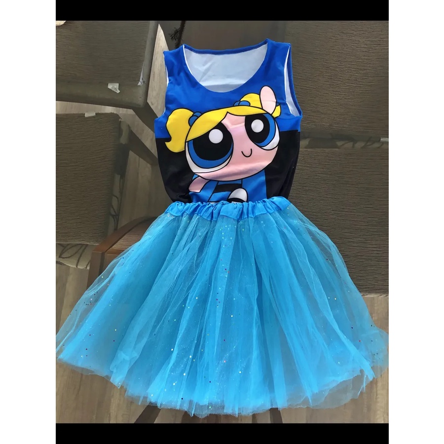 Fantasia Meninas super poderosas infantil Florzinha Lindinha Docinho ...