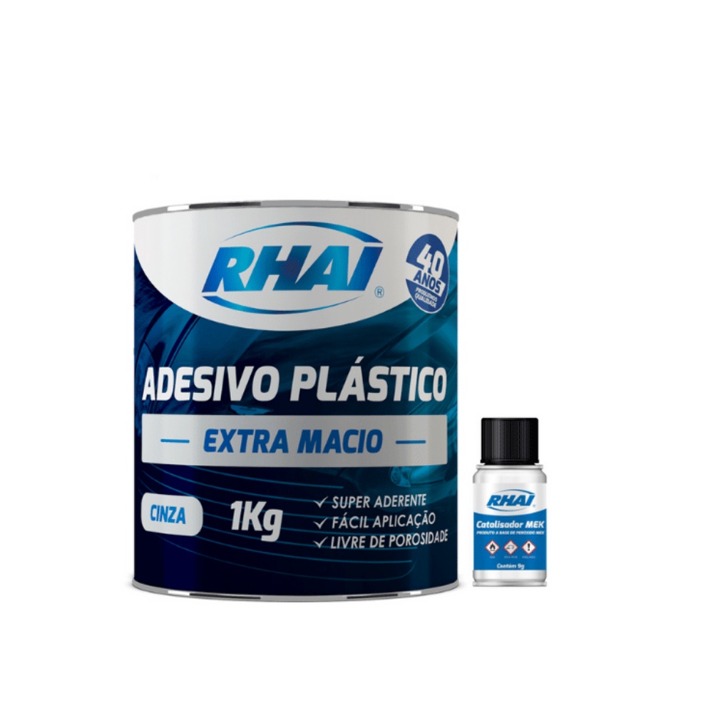 Massa Plástica Automotiva Rhai 1kg Rápida Secagem Pronta Entrega ...