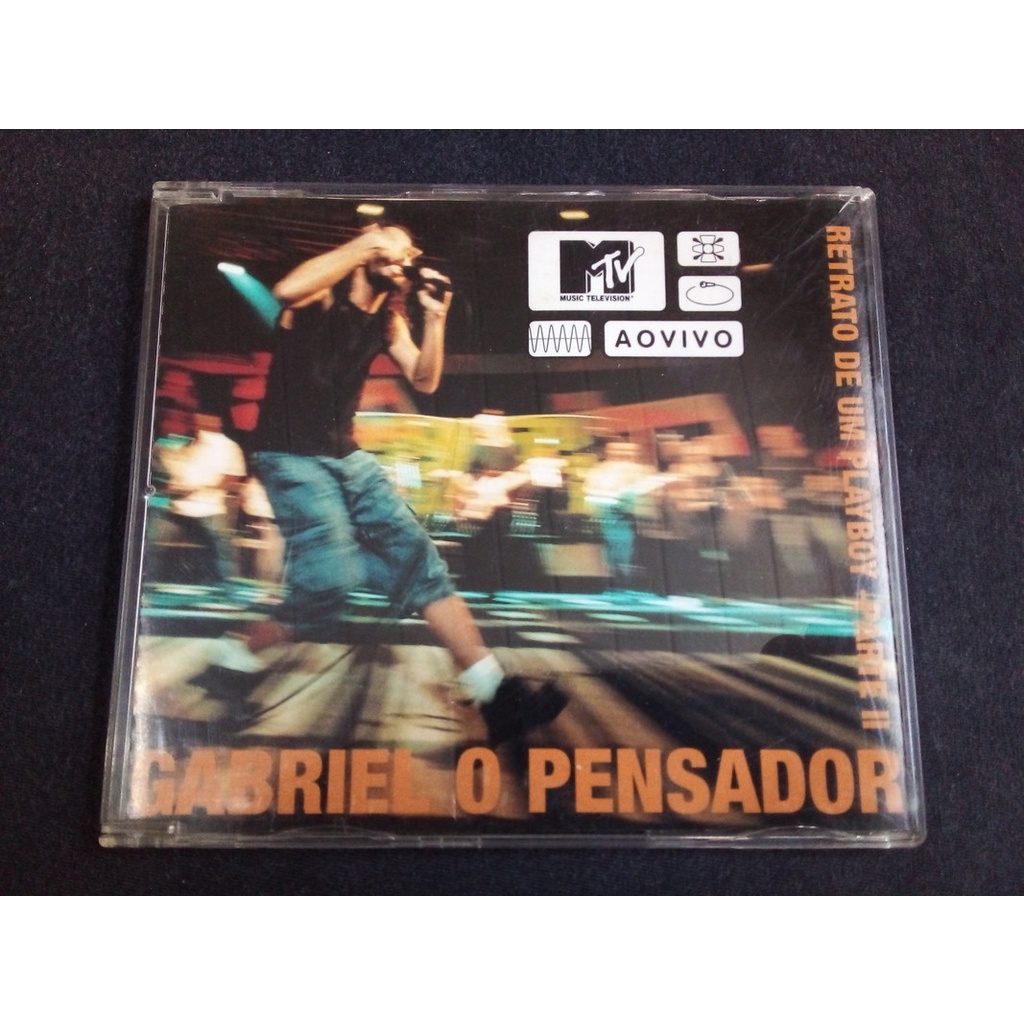 Cd Single Gabriel O Pensador - Retrato De Um Playboy Parte 2 - Mtv Ao Vivo  | Shopee Brasil