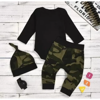 Conjunto Bebe Camuflado Outono Inverno