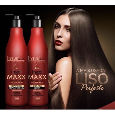 Kit ingel maxx gloss forever liss 2 itens progressiva em gel