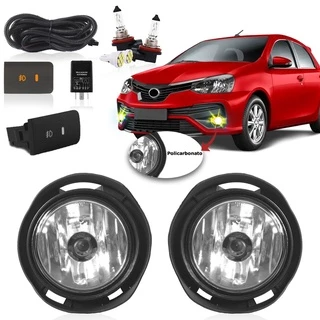Kit Farol Milha Neblina Etios 2012 A 2017 Bt Mod Original completo
