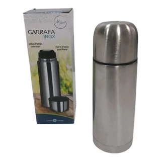Garrafa Térmica Portátil 300ml Aço Inox para Água Café Liquido Chá Academia