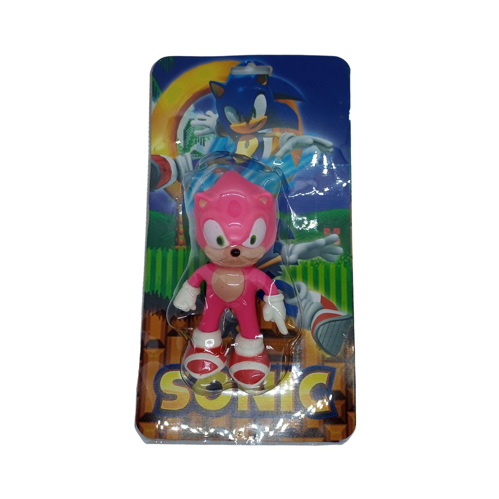 Amy Rose Sonic Filme Game Blocos Montar