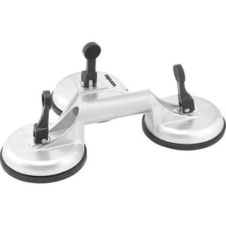 Ventosa Tripla De Alumínio Cap. 25kg Por Ventosa - Vonder