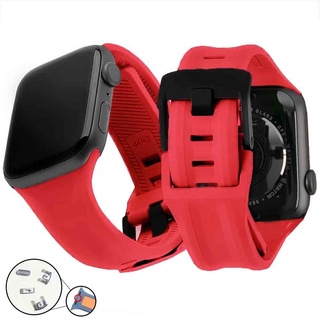 TTUC Assistir acessórios para Apple Watchbands 44mm 42mm 40mm 38mm série 7  6 5 4 3 2 1 Se Assistir pulseiras (Color : Glamour Red-Black, Size : 38mm)