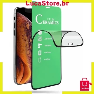 Pelicula Ceramica 3D 9D Anti Shock Inquebravel HD Full Cover para Samsung + Kit Limpeza