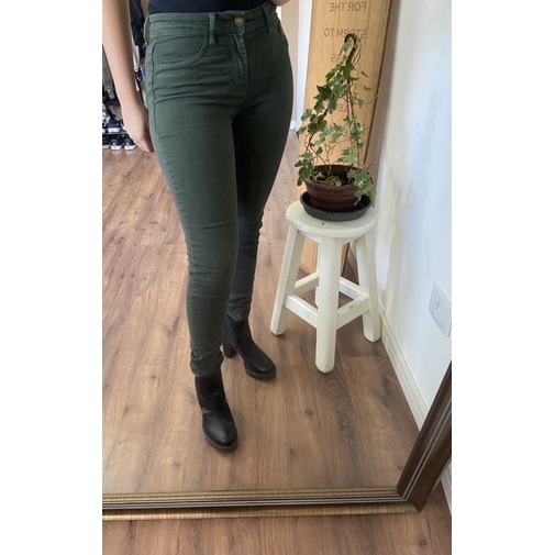 Calca 2024 jeans verde