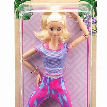 Boneca Barbie Made To Move Aula De Yoga Loira Mattel Ftg80