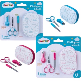 Kit Higiene Infantil Pimpolho com Necessaire Enxoval recém nascido