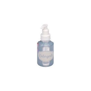Porta Detergente de Plástico com Válvula 280 ml-Azul