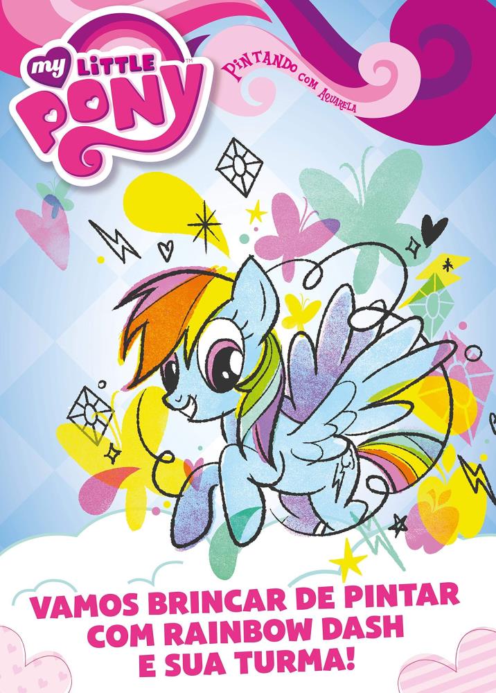 20 Mini Kit de Colorir 10x15 My Little Pony