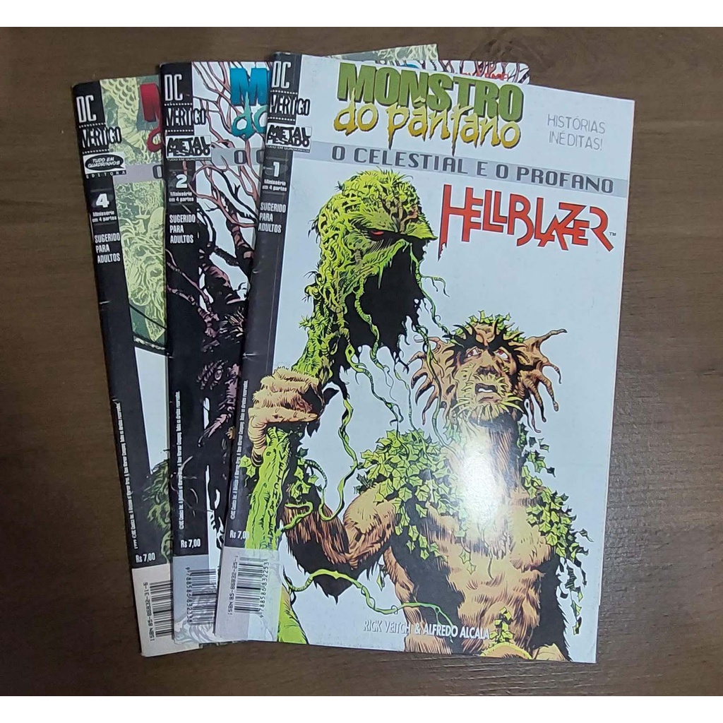 Monstro do Pântano/Hellblazer: O Celestial e o Profano (Minissérie) - Metal Pesado (Edições Avulsas)
