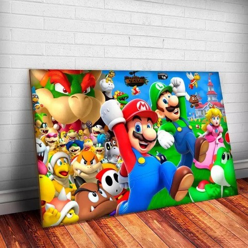 Placa Decorativa Super Mario Bros 9