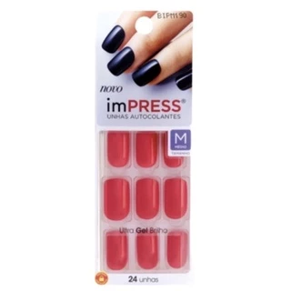 Unhas auto adesivas impress Kiss new york