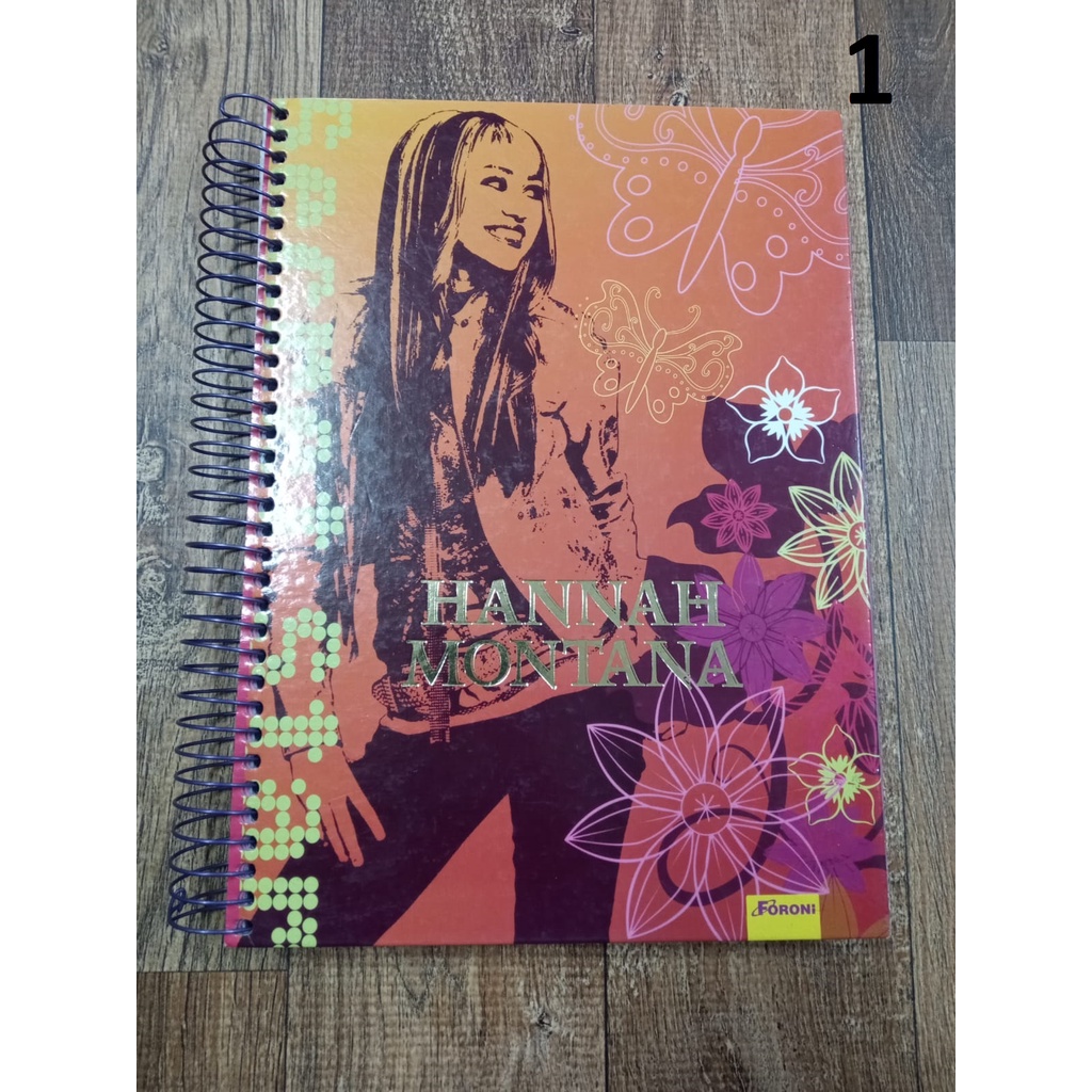 Caderno Hannah Montana Materias Shopee Brasil