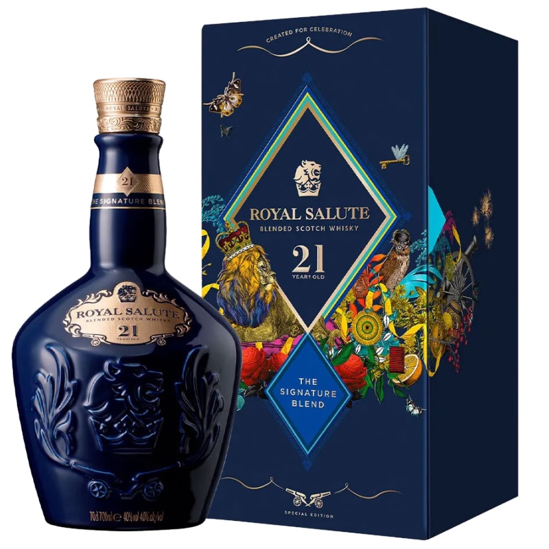 Whisky Royal Salute 21 anos The Signature Blend Escocês - 700 ml