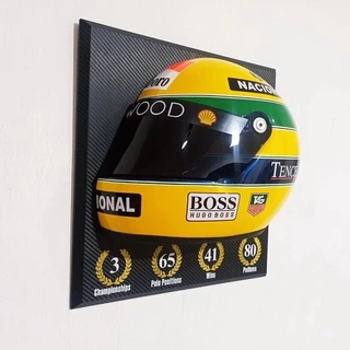 Quadro 3D Formula 1 - Ayrton Senna