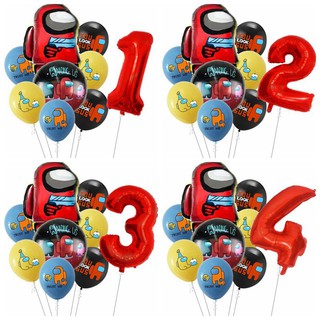 13 pçs dos desenhos animados carro ballons escavadeira trator fazenda folha  balão globos verde número 1