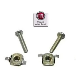 Kit 2 Porcas E 2 Parafusos Fixação Alça Segura Porta Óculos 