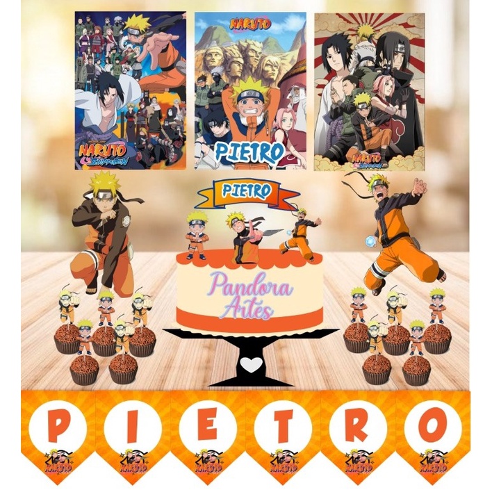 Pin de harriyanto em Naruto  Naruto uzumaki, Festa infantil naruto,  Aniversário naruto