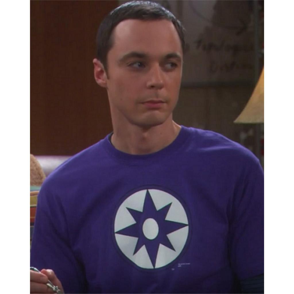 Camiseta Safira Estrela Violetas Sheldon Cooper Shopee Brasil