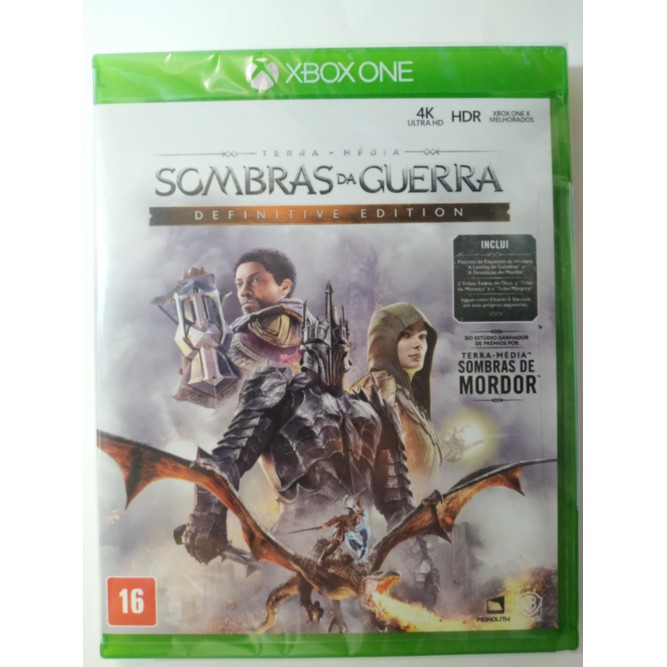 Terra Média Sombras da Guerra Definitive Edition - Xbox One - VNS