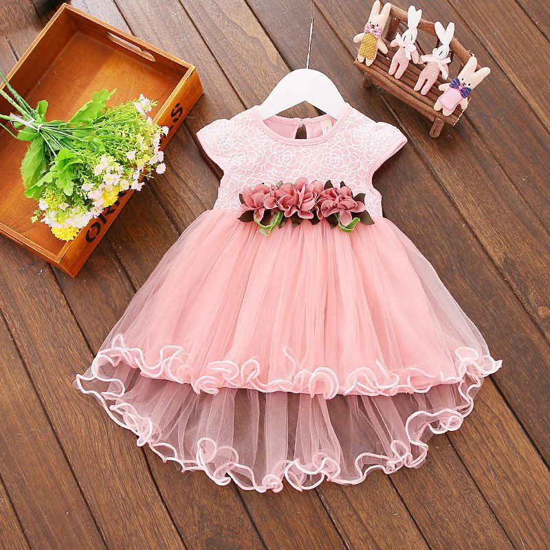 Vestido rosa hot sale 1 aninho