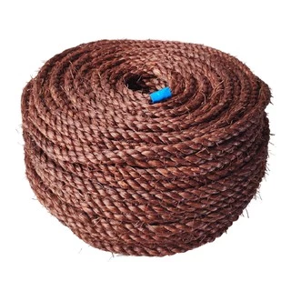 Corda De Sisal Cor Marron 6,5mm 50 Metros Arte E Arranhadores