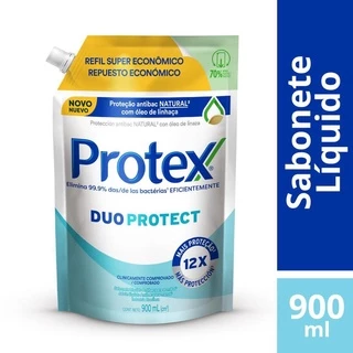 Sabonete Líquido Protex Duo Protect para as Mãos 900ml em Oferta na Shopee