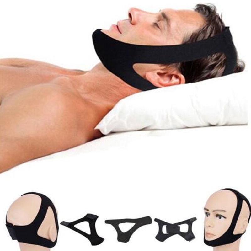 Imagem do produto Queixeira Anti Ronco Neoprene 3 Pontas Ajustável Promoção Dorme Melhor Pronta Entrega 1