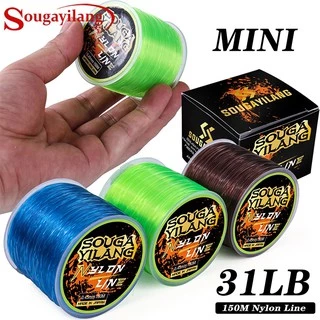Linha De Pesca Sougayilang 150M De Nylon 5.29-31.26LB 3 Cores Brilhantes MiNi