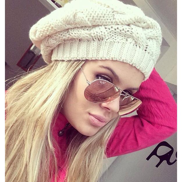 boina de lã trança feminina gorro touca beanie caidinha