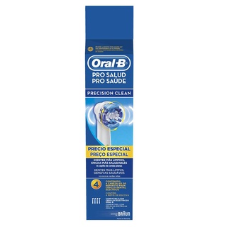 Refil Escova Elétrica Oral-B Precision Clean - 4 unidades