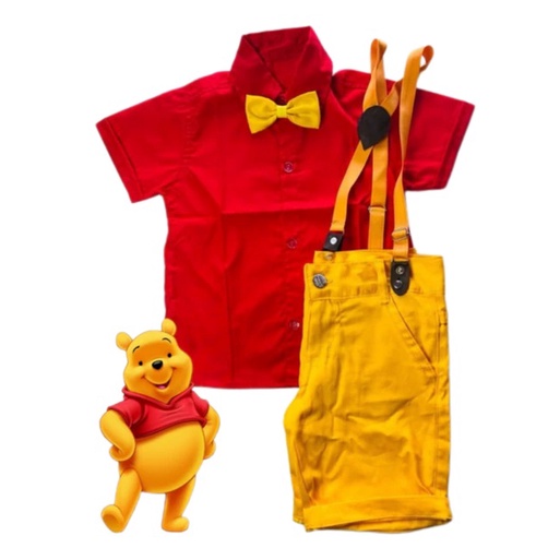 Conjunto URSINHO POOH - Roupa de Festa Temática para Aniversário ...