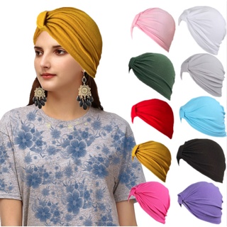 Turbante Chapéu Feminino Indiano Elástico Fechado Estiloso