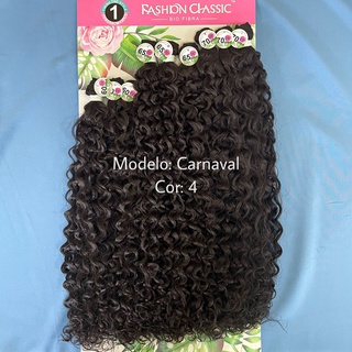 CARNAVAL 70cm FASHION CLASSIC Cabelo Cacheado Cacho Caipira Bio Fibra Bio  Vegetal.